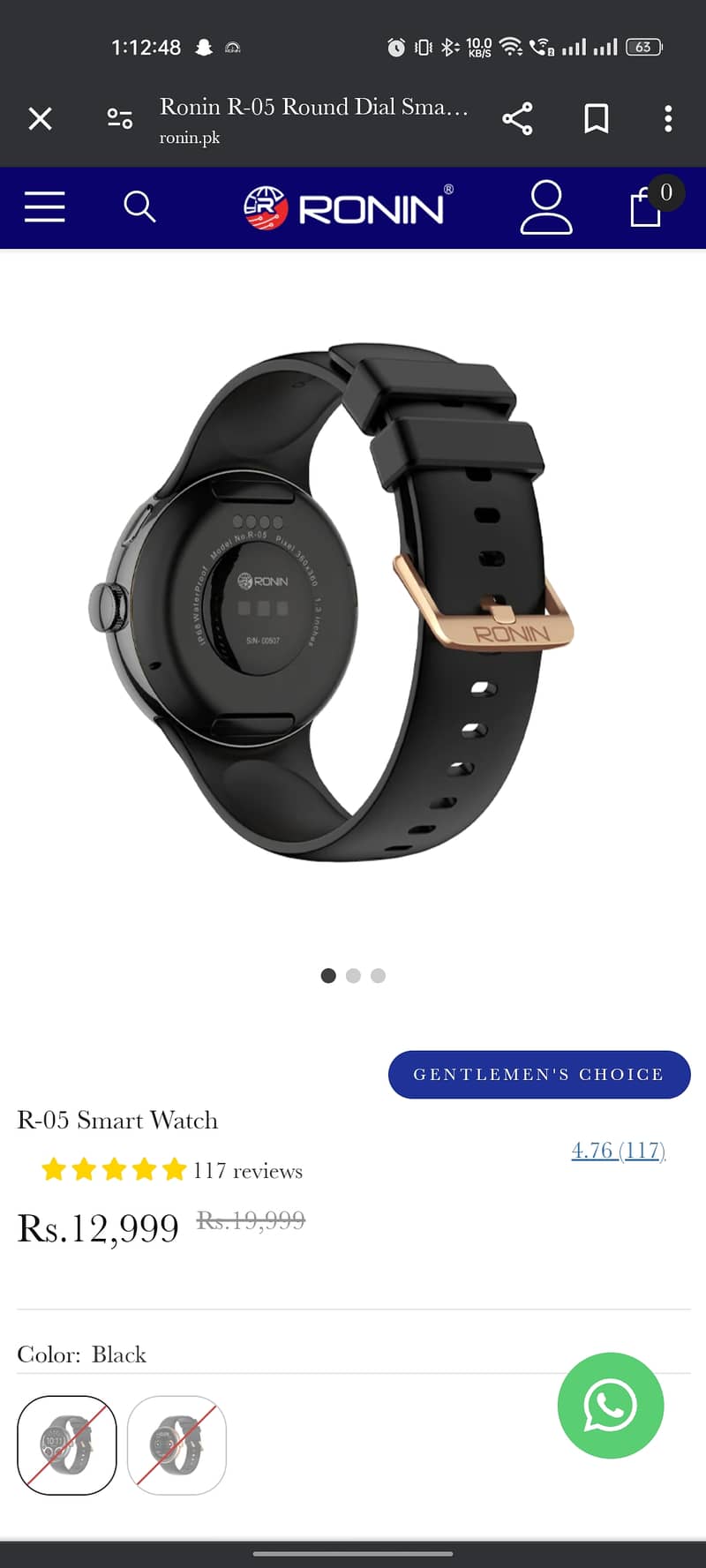 Smart Watch Ronin R 05 0