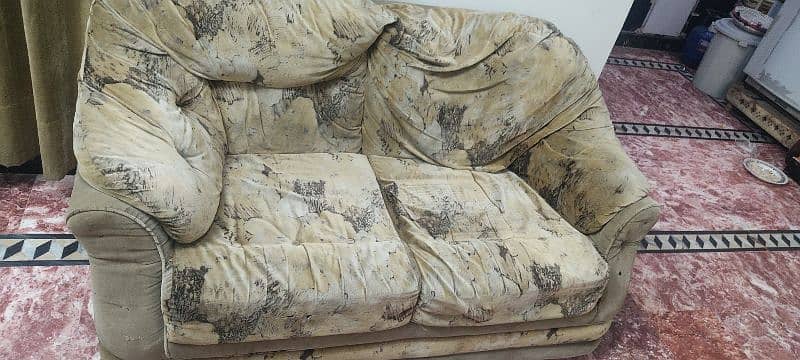 Wooden sofa 0