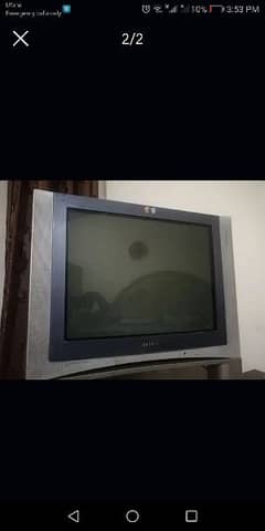 sony Television with trolley, very good condition.