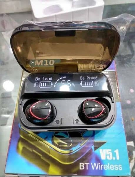 M10 earbuds with power Bank 1