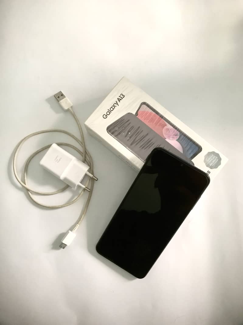 Samsung Galaxy A13 With Box and orignal Charger 10