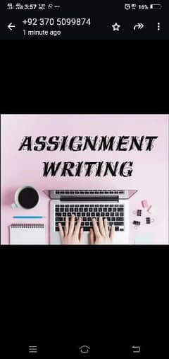 Assaignment writing work