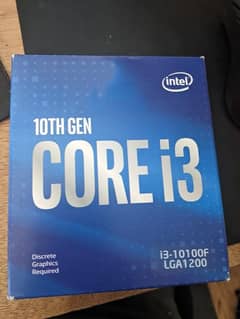 Intel i3-10100F 10th Gen Processor with Box