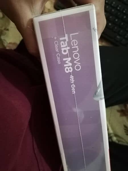 Lenovo M8 4th generation tablet in box pack condition. 4