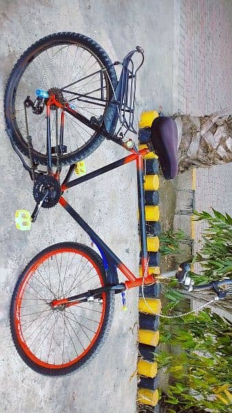 A brand new bicycle condition 10 by 10  watsapp number 03110647849 0