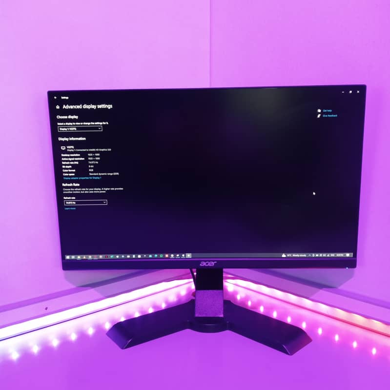 22inch IPS FHD 75hz AMD FreeSync Built in-Speakers Gaming Monitor 4