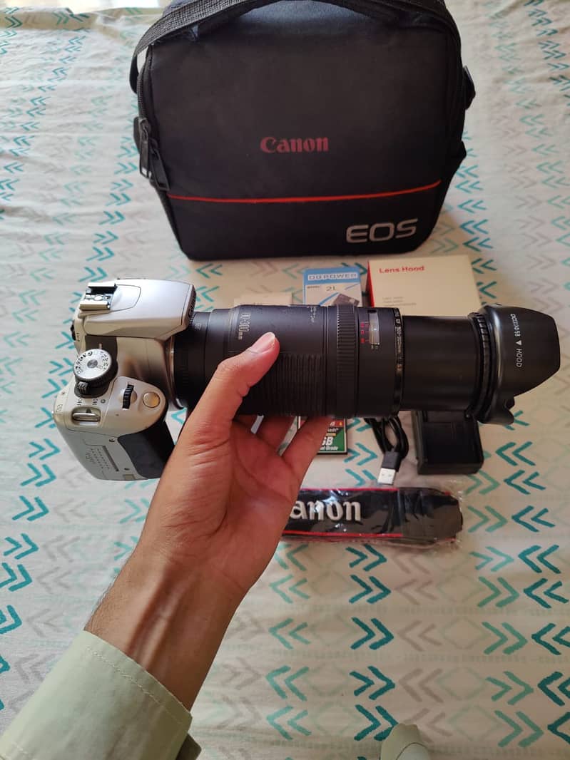 New canon 400d Dslr Camera 100/300 lens hd result 0
