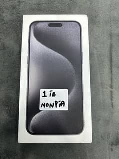 Apple iPhone 15 Pro Max 1TB Non pta black color