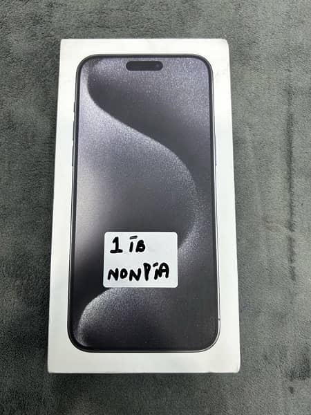 Apple iPhone 15 Pro Max 1TB Non pta black color 0