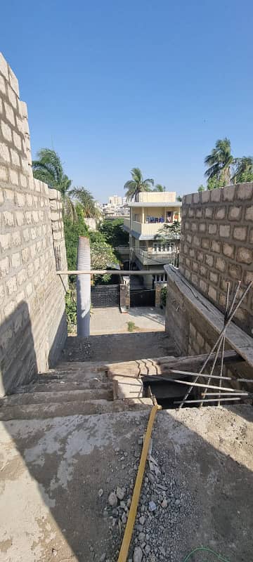 Portion for sale 2nd floor with roof North Nizamabad block J 270 yards 4 bed 5
