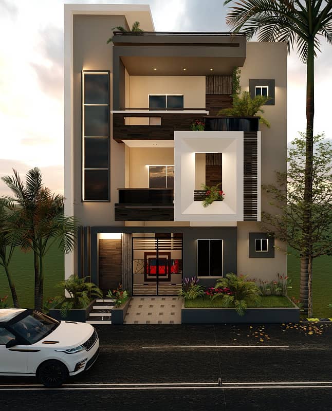 Portion for sale 2nd floor with roof North Nizamabad block J 270 yards 4 bed 13