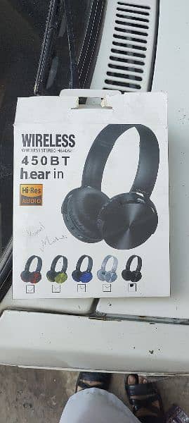 Wire less blue tooth headphones just box open never used 2