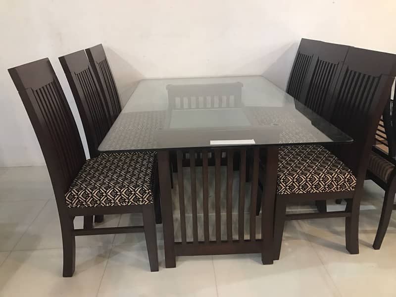 6 seater dining table /dining table /  wooden dining table with chairs 10