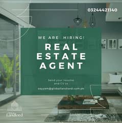 Real Estate Sales Agent Job in DHA  - Basic Salary + Commission