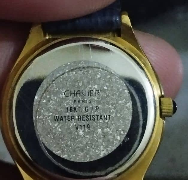 Chavier Ladies Wrist Watch Franch Gold Plated 0332-0521233 8