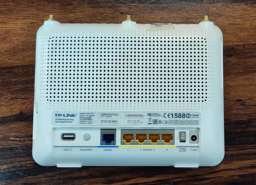 Tplink ArcherC9 AC1900 Dual Band Wifi Router/Branded Used-withoutStand 4
