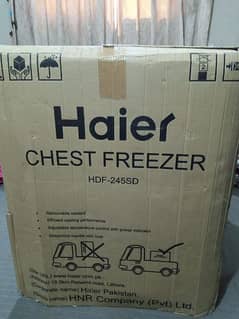 Haier chest deep freezer  one door HDF-245SD. urgent sell