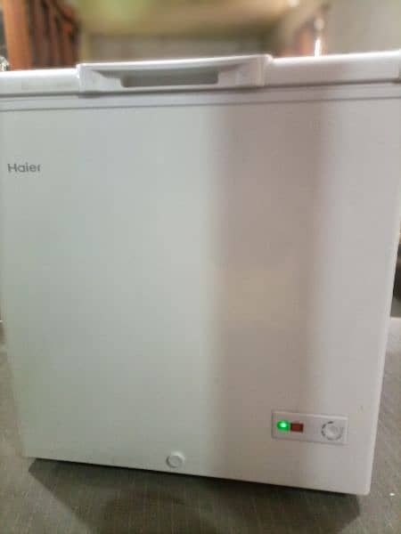 Haier chest deep freezer  one door HDF-245SD. urgent sell 2
