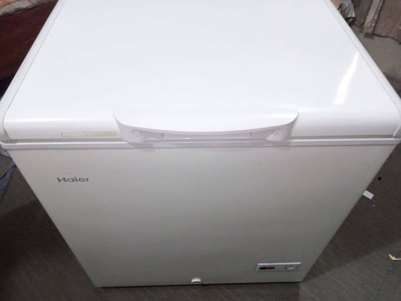 Haier chest deep freezer  one door HDF-245SD. urgent sell 3