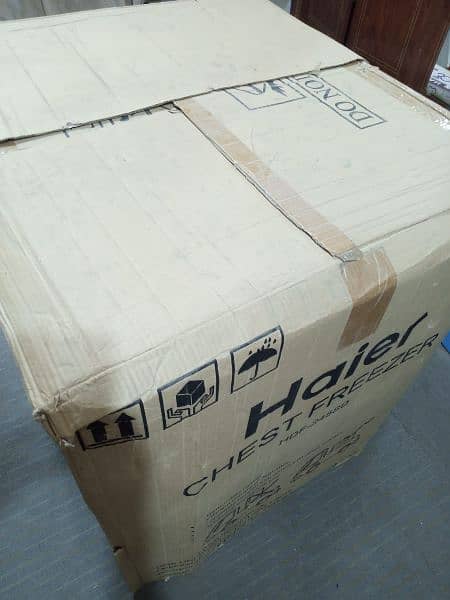 Haier chest deep freezer  one door HDF-245SD. urgent sell 7