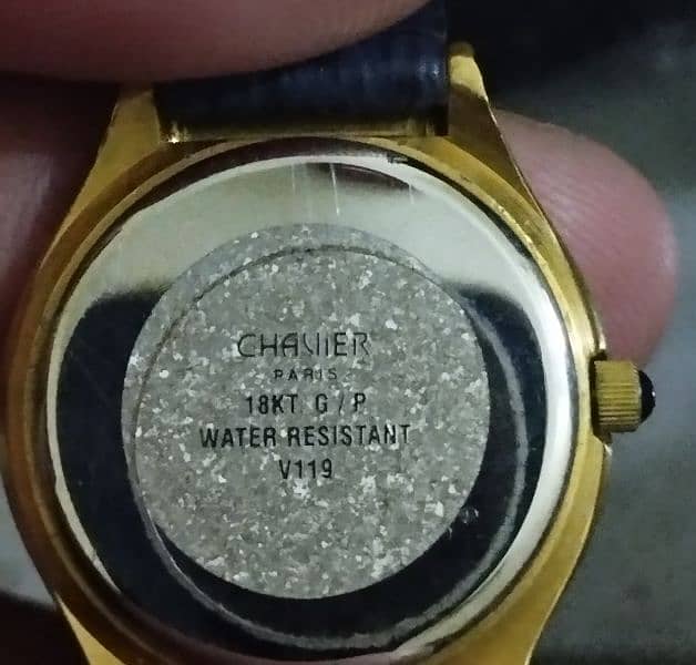 Chavier Paris Wrist Watch Gold Plated 0309-5577557 3