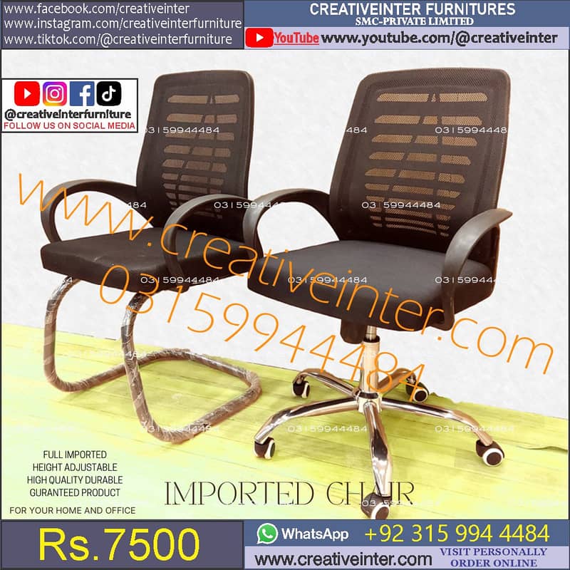 office chair Table furniture Revolving high back mesh Study Desk Staff 10