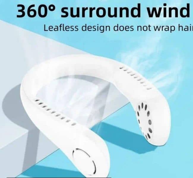 mini portable neckband Fan 1
