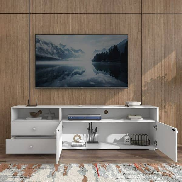 Console Table For 60 Inches TV Floor Mount Console LCD stand 5