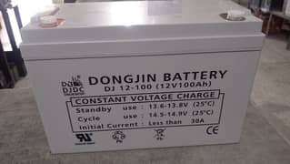 DjDc 12v-100ah Dry Battery Available