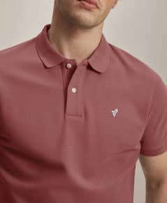 New Fitted Ash rose Polo