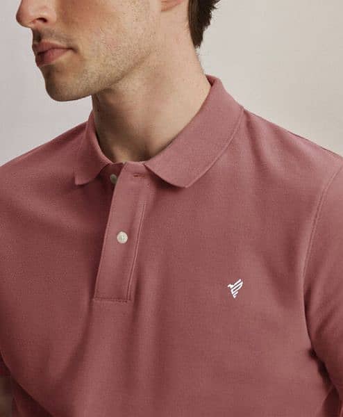 New Fitted Ash rose Polo 1