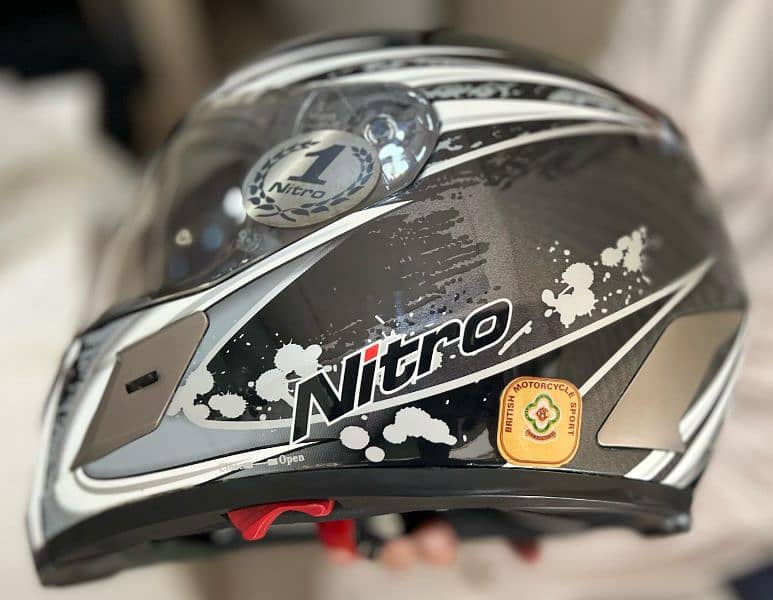 Nitro Biker Imported Helmet premium quality Size Large 5