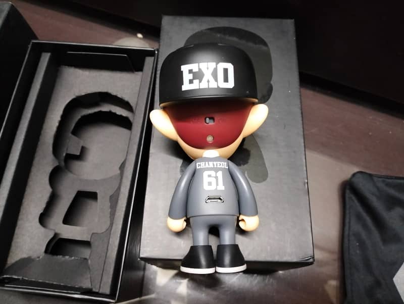 Kpop Korean SM Official EXO Chanyeol Character Figure Mini Speaker 7