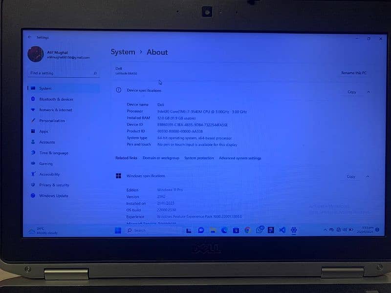 Dell Laptop Latitude 13