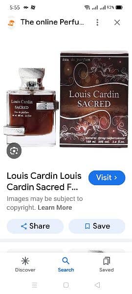 Scared by Louis Carden perfume 2