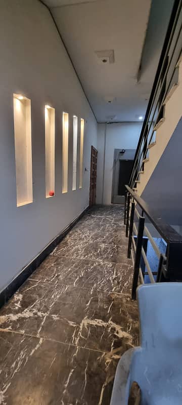 Portion available for sale in North Nizamabad block C 220 yards Project with lift and basement parking 15