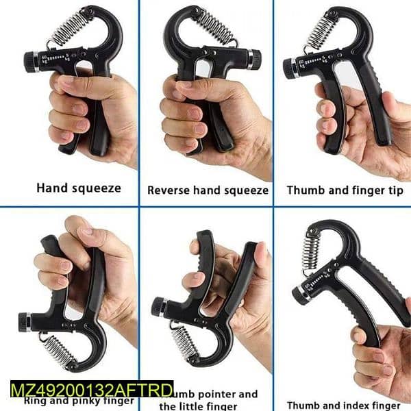 Adjustable rubber hand grippers 3