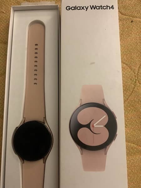 galaxy watch 4,color:pink,original with its own box 2