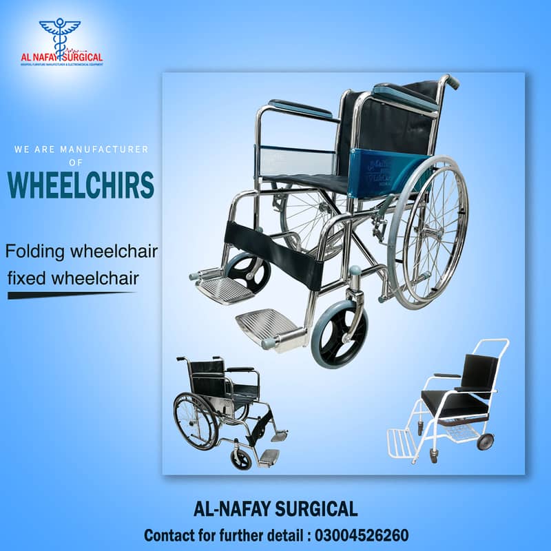Manufacturer of Wheelchair fix and folding wheel chair, tricycle etc. 0