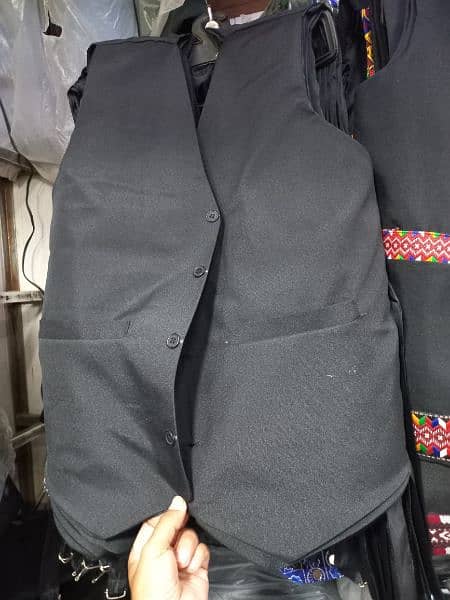 Vest Coat Black for waiter professional uniform dress 1
