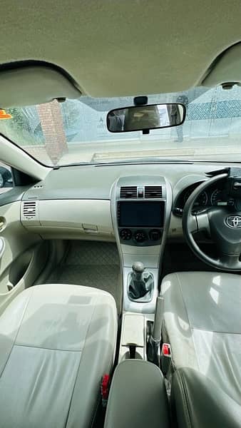 toyota corolla GLI 2011 LAHORE REG TOTAL ORJNAL like brand new car 14