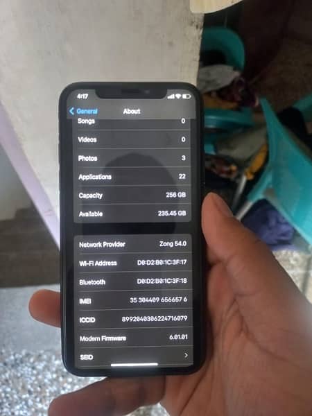 IPhone X 256GB | PTA approved | BH : 88% | Condition : 8/10 7