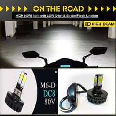Motorcycle / Bike Headlight M6 40 watts with cooling Fan