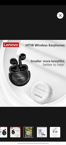 Original Lenovo HT38 Bluetooth 5.0 Earphone 6