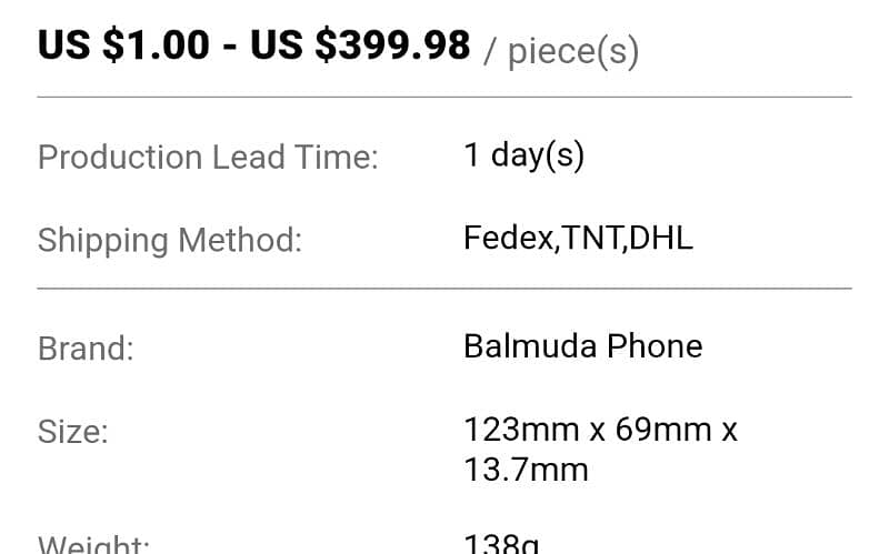 BALMUDA PHONE 6/128 5G 1
