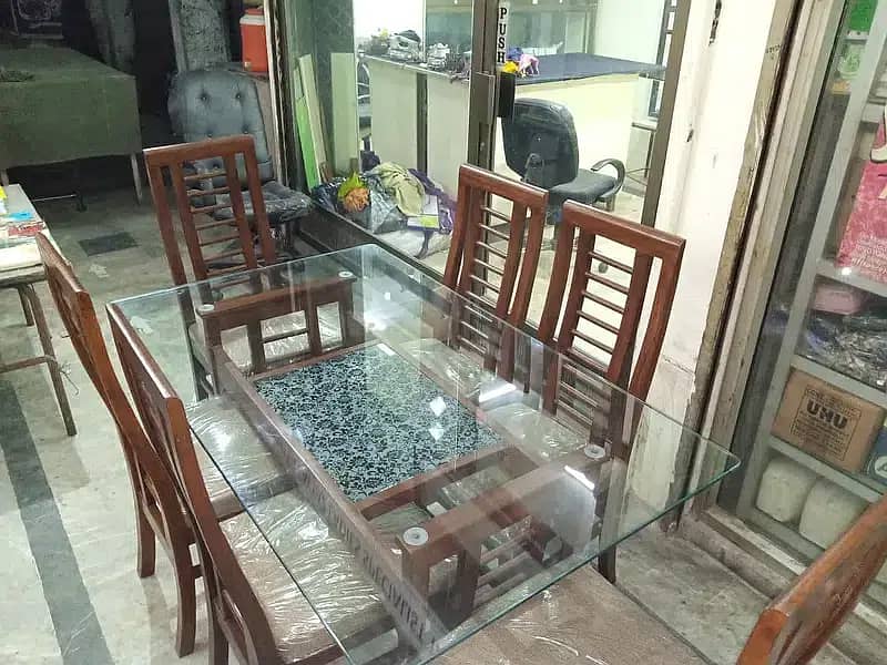Dining Table / Dining table with 6 chair / Wooden dining table 4