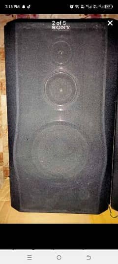 Sony hi-fi 3way speakers