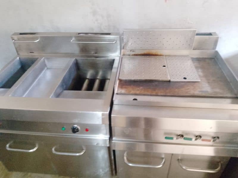 Commercial Deep Frier and Hot Plate 2