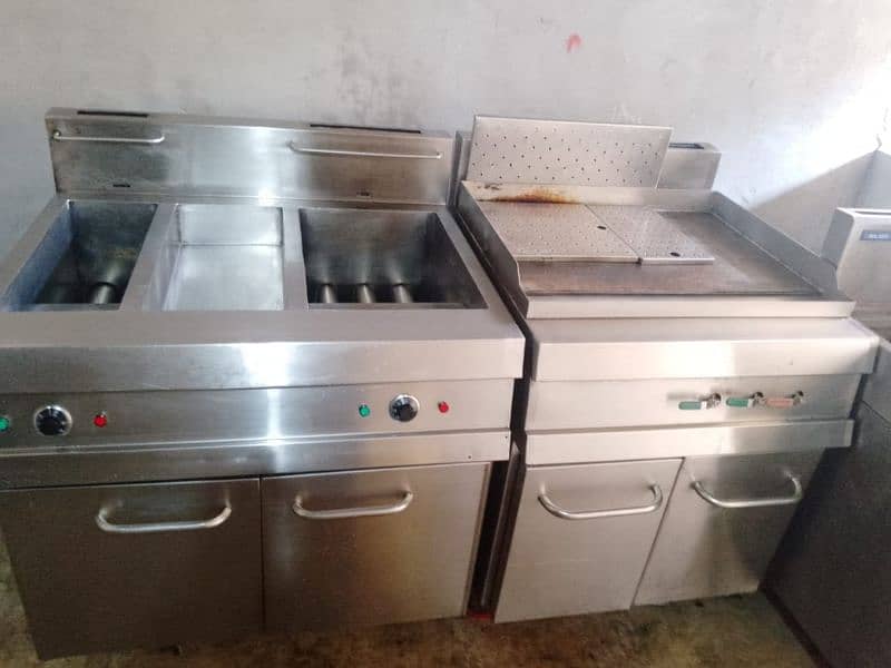 Commercial Deep Frier and Hot Plate 5