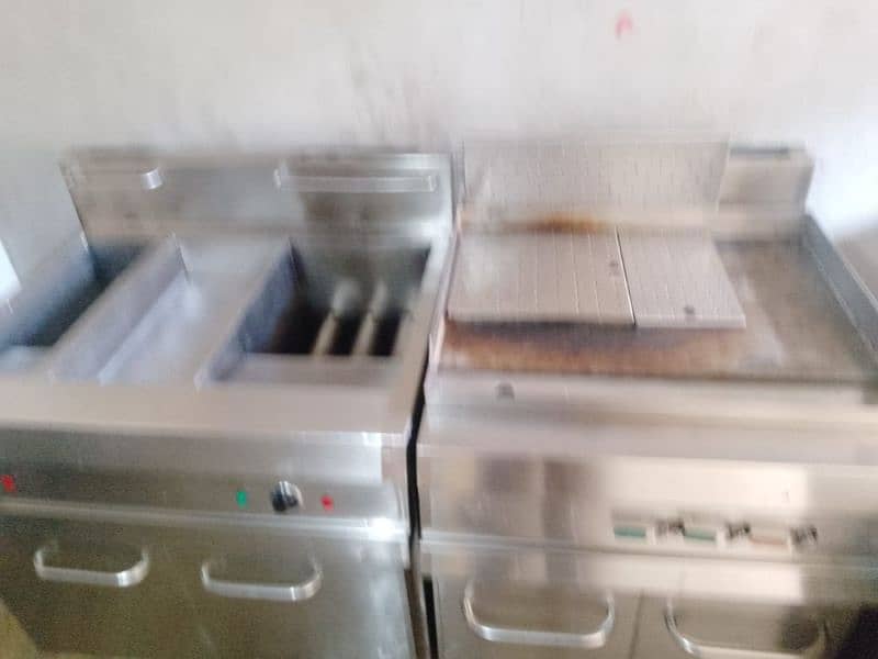 Commercial Deep Frier and Hot Plate 6